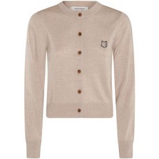 [메종키츠네] (당일) 24SS 폭스헤드 라이트 베이지 여성 가디건 MW00508KT10