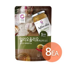 청정원 알리오올리오소스100g 1인분 x 8개, 개, 100g