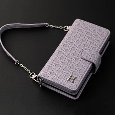 갤럭시 S23 FE (SM-S711) / GS라피네 룩 지퍼월렛 지갑형 다이어리 폰 케이스 + 스트랩 커버 / 카드수납지폐수납