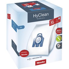 밀레 10632880 오리지널 청소기 먼지봉투8개와 헤파 필터 1개 HyClean 3D GN HEPA FILTER