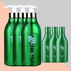 TS 골드플러스 샴푸 500ml 3개+100ml 3개/기능성샴푸 여행용