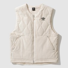 (매장정품) 엄브로 남여공용 코듀로이 퀼팅 패딩 베스트 베이지 남자 여자 양면 패딩조끼 재킷 커플 롱패딩 상의 아우터 점퍼 바람막이 데일리 후드 후드티 맨투맨 조끼 경량패딩