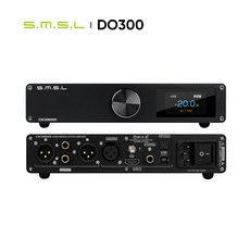 SMSL DO300 오디오 DAC ES9039MSPRO MQA CD XMOS XU316 DSD512 768KHZ 블루투스 LDAC XLR I2S 디코더 원격 제어 D0300, 한개옵션0