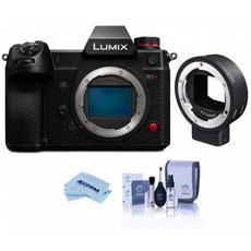 Panasonic LUMIX DC-S1H 미러리스 디지털 카메라 본체-Sigma MC-21 마운트 컨버터 번들 Canon EF 렌즈-Leica L 마운트 카메라, 단일옵션