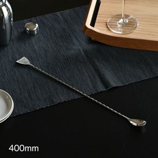 버디 칵테일 바 스푼 머들러 300mm 400mm 오른손잡이용, 1개