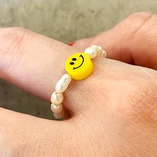 스마일담수진주반지