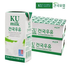 건국우유 멸균우유 200ml 48팩