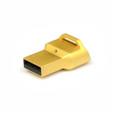 윈도우10로그인 공인인증서 지문 인식 판독기 USB, 노랑