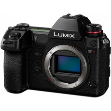 Panasonic LUMIX S1R 풀 프레임 미러리스 카메라 47.3MP MOS 고해상도 센서 L- 마운트 렌즈 호환 4K HDR 비디오 및 3.2 인, 단일옵션