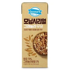 덴마크 모닝시리얼 그래놀라우유 190ml x 24개