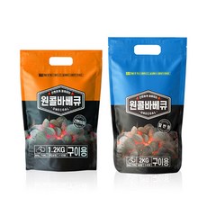 헬로우캠핑 원콜야자숯 1.2kg2kg2.4kg3.9kg 차콜 참숯 킹스포드숯, 원콜야자숯(착화) 1.2kg