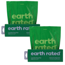 Earth Rated 반려견용 배변 봉투 라벤더 300개입 2 SET, 1개 - earthrated