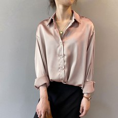 새틴블라우스