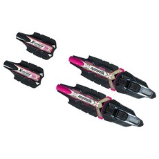 Rottefella Xcelerator SSR NIS 크로스컨트리 노르딕 스키 바인딩 라이저 포함(1쌍) 블랙