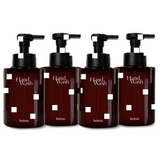 헤트라스 산양유 퍼퓸 버블 핸드워시 선물세트 플라워샵, 515ml, 4개