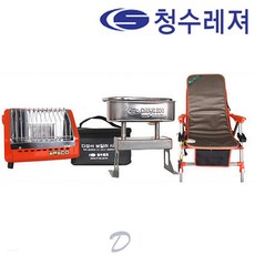 청수레져 청수레져 낚시용품 다모아9 보일러 + 피엔코난로 + 의자매트, 레드