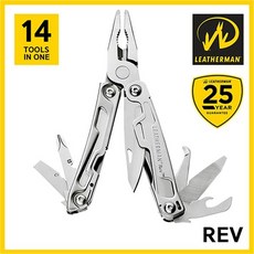 레더맨 Leatherman 공식수입정품 REV 리브 다용도툴 14가지 멀티툴 25년 무상수리, 멀티툴/REV
