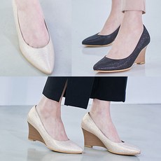 글리터통굽구두7cm