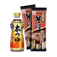 기꼬만 혼쯔유 + 나가타니엔 소바, 8개, 500ml