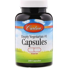 Carlson Labs 빈 베지 1 캡슐 200정