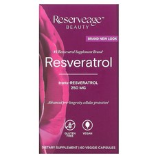 ReserveAge Nutrition 레스베라트롤 250mg 베지캡슐 60정, 2개