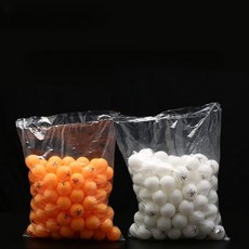 최신 시합 연습용 탁구공 고탄력 주황색 탁구공100P, 단일사이즈, 화이트100P
