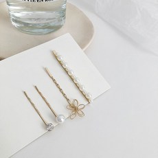 도매팡팡 찰기가 있다 금속 머리집게 콤비네이션 일자 앞머리 똑딱핀 소녀 집게핀 INS 품