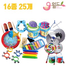 활동음률악기 16종 25개 어린이집 유치원 음악교구 악기놀이, 1개