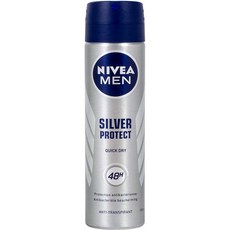 영국직배송 Nivea E2 : E3Spray Deodorant Silver Protect Dynamic Power 150g 82959, 1