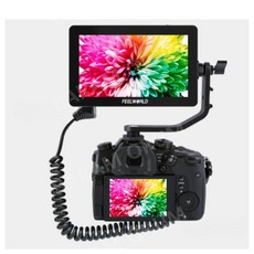 카메라 외장 외부 모니터 터치스크린 DSLR 미러리스 뷰파인더 프리뷰 소니 방송 모니터링, F6Plus F550 배터리 1개, 1개