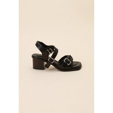 [백화점 정품]슈콤마보니 DG2AM24052BLK Fleur24 heel sandal(black)
