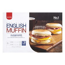삼립식품 모닝 잉글리쉬 머핀 840g / 냉동 샌드위치 홈카페, 1개