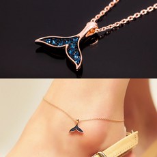 14k고래꼬리발찌