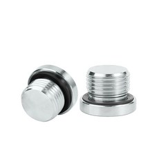 BSP 메트릭 수 육각 소켓 헤드 ED 엔드 캡 실링 링 플랜지 플러그 M5 M6 M8 M10 M12 M14 M16 M18 M20 1/8 1/4 3/8 1/2 3/4, M8x1 5PCS, 5개