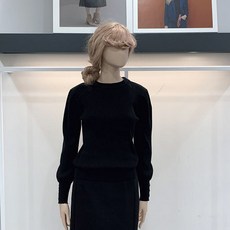르샵 르샵 퍼프소매 골지 니트 LKBKP637A