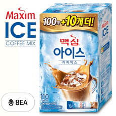 맥심 아이스 커피믹스, 13g, 110개입, 8개