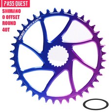스프라켓 PASS QUEST-0MM 오프셋 자전거 M7100 M8100 M9100 9120 12S 크랭크셋 스프로킷 30T-42T MTB 좁은 와이드 체인 휠