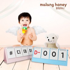 말랑하니디데이달력포토카드