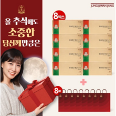 정관장 홍삼진고 데일리스틱 30포 8박스+쇼핑백8, 8박스