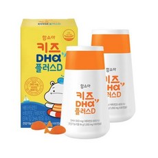 함소아 키즈 DHA 플러스D 비타민, 80개입, 4개