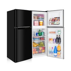 창홍 ORD-138BBK 138L 2도어 블랙 냉장고 소형 미니 원룸 냉동 냉장고, 03_블랙(ORD-138BBK)
