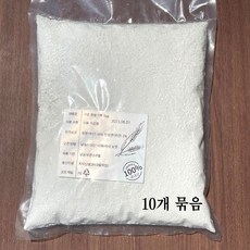 대통령 표창 습식 찹쌀가루 쌀가루 1kgx10개(총 10kg) 국내산, 무염 찹쌀가루 10kg, 1kg, 10개