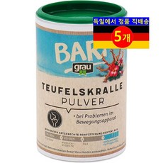 Grau 그라우 강아지용 100% 순수 데블즈 클라우 파우더 보충제, 5개, 150g