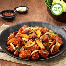 프레시지 the EASY 밀키트 춘천식 양념 닭갈비