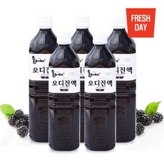 [프레시데이] 고창 울어매 오디즙 진액 1L 5병, 5개
