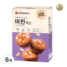 큐원 머핀 믹스, 300g, 6개
