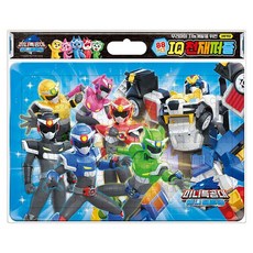학산문화사 미니특공대 애니멀트론 IQ천재퍼즐 (88pcs) / 직소퍼즐 유아퍼즐 아동퍼즐, 1개, 1