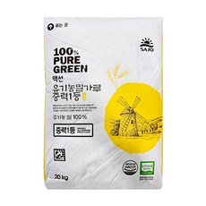 맥선 유기농 중력밀가루 20kg 중력1등, 1개