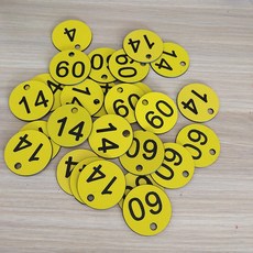 원예 농업 양봉 용품 둥근 번호 표시 구멍 라벨 벌집 태그 가축 액세서리 마크 보드 1-50, D, 10pcs(NO.1-10), 10개