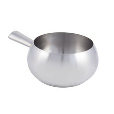 본셰프 5150SS 스테인리스 인덕션 바닥 퐁듀 냄비 테이퍼 손잡이 직경 6인치 x 높이 4인치, 1개